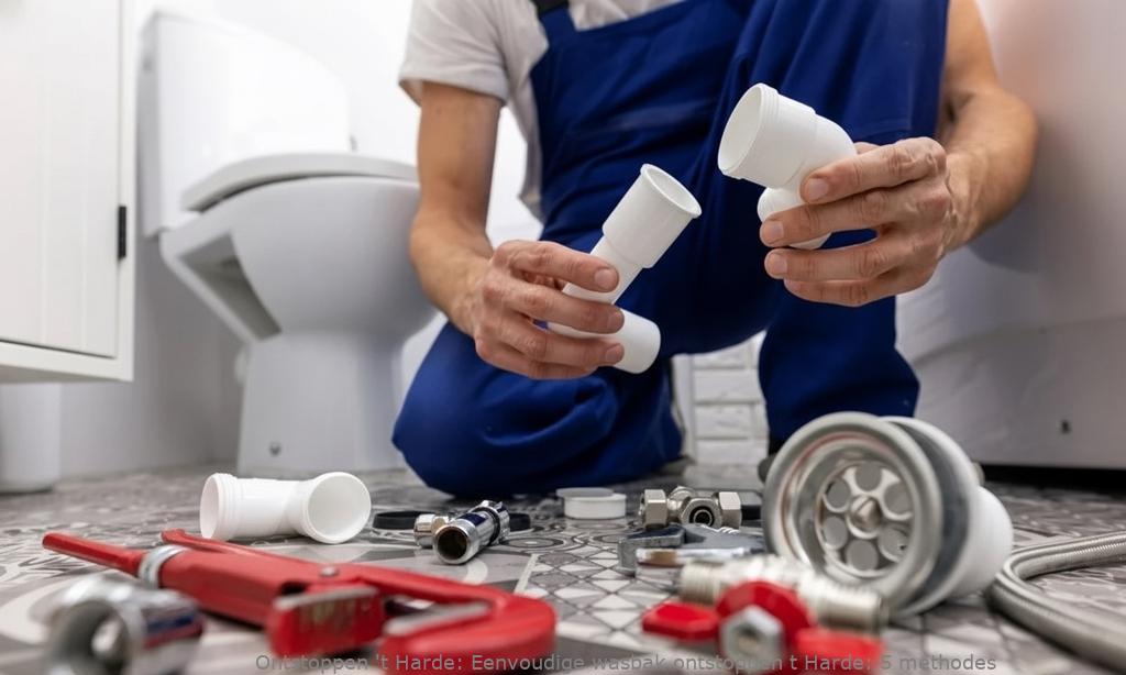Eenvoudige wasbak ontstoppen t Harde: 5 methodes