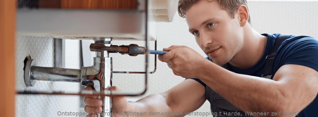 Gootsteen demonteren verstopping t Harde, Wanneer zelf doen?
