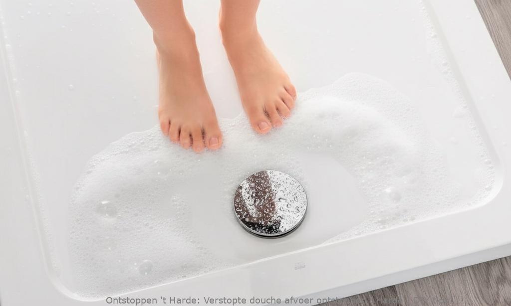 Verstopte douche afvoer ontstoppen t Harde: praktische tips