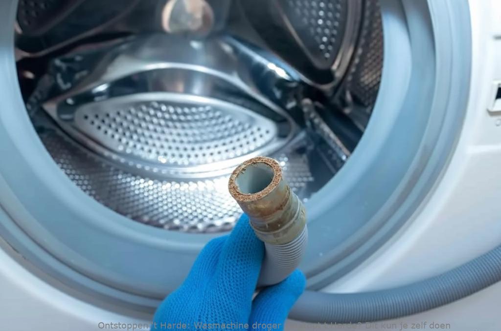 Wasmachine droger verstopt t Harde? Dit kun je zelf doen